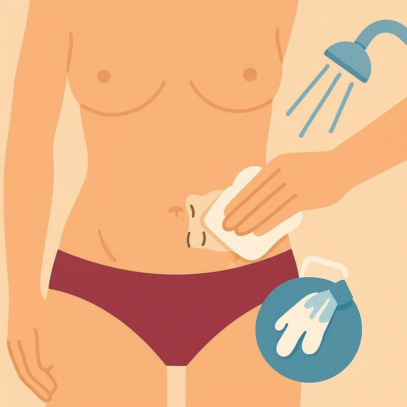 Wipe with a damp cloth & rinse smooth, touchable skin