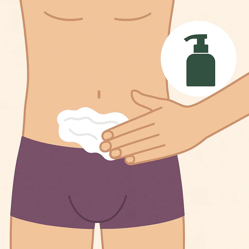 Apply a thick, even layer (don’t rub in)